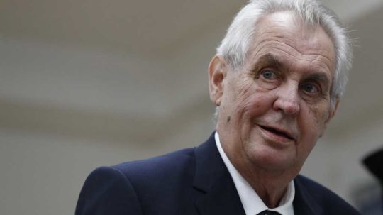 Český prezident Miloš Zeman.