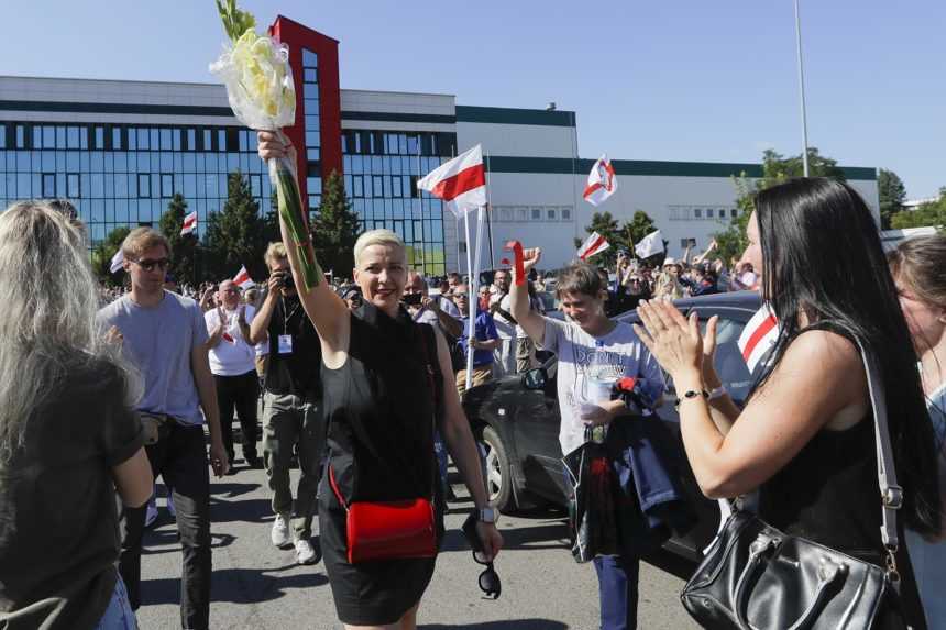 Bieloruskú opozičnú aktivistku uniesli neznámi muži