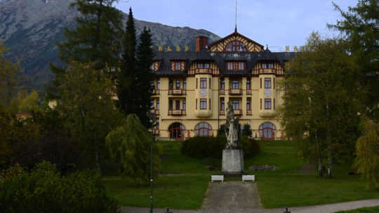 Grandhotel Starý Smokovec vo Vysokých Tatrách.