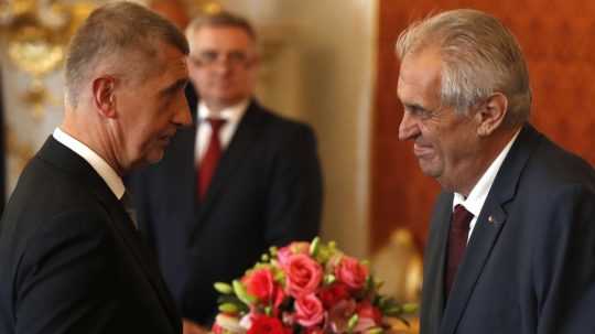 Andrej Babiš a Miloš Zeman