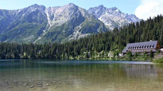 Popradské pleso vo Vysokých Tatrách