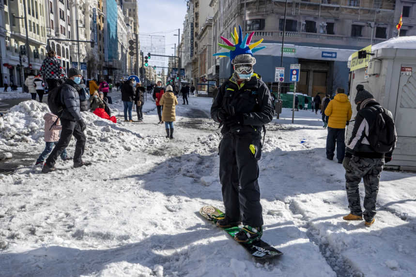 V Madride napadlo najviac snehu za posledných 50 rokov