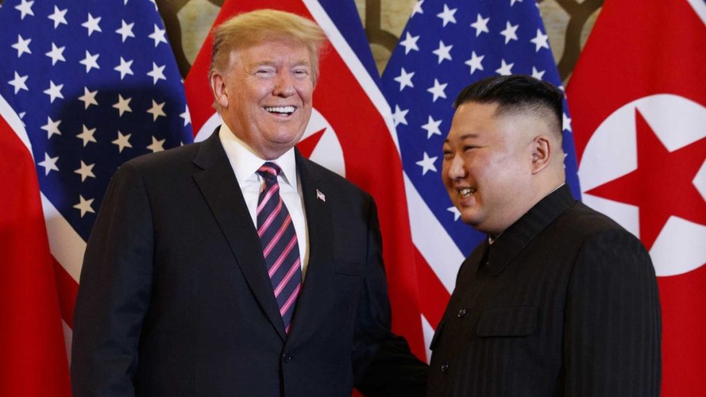 Donald Trump a Kim Čong-un.