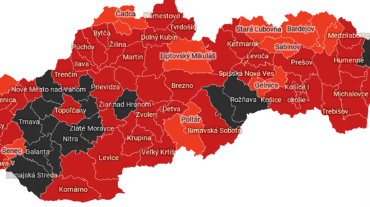 Vláda schválila novú covidovú mapu okresov, bude platiť od 15. februára