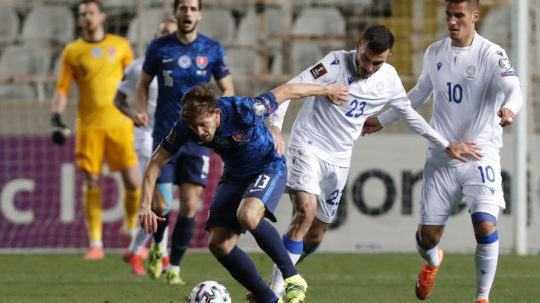 Slováci v úvode kvalifikácie iba remizovali na Cypre