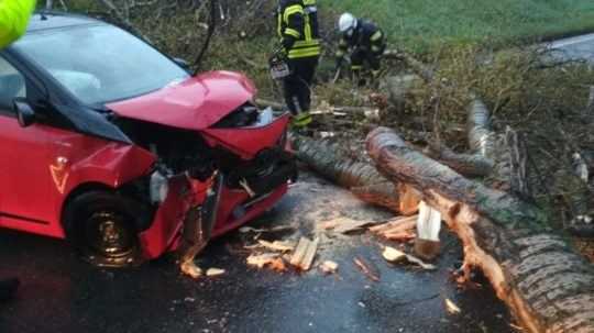 Prudké ochladenie aj nárazový vietor. V Bratislave odstraňujú popadané stromy