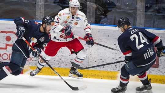 Tipos extraliga: Zvolen nasúkal Slovanu päť gólov a dostal sa do vedenia v sérii