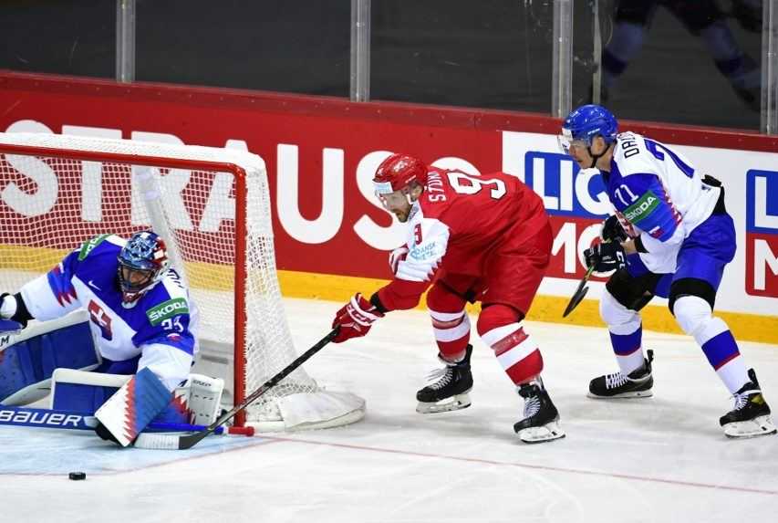 MS v hokeji: Cehlárik otvoril skóre, Jánošík zvýšil. Slovensko vyhralo nad Dánskom 2:0