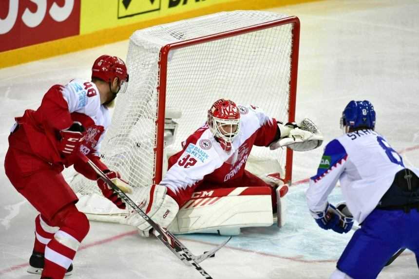 MS v hokeji: Cehlárik otvoril skóre, Jánošík zvýšil. Slovensko vyhralo nad Dánskom 2:0