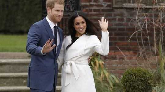 Na archívnej snímke britský princ Harry a jeho manželka Meghan.