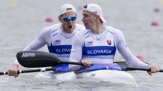 Slovenský dvojkajak získal na majstrovstvách Európy striebro v K2 na 1 000 m trati