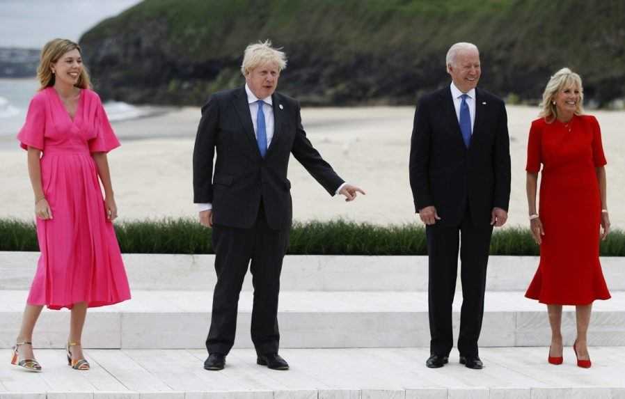 Boris-Johnson-manželka-Carrie-Joe-Biden-manželka-Jill