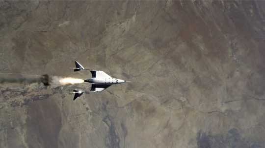 Vesmírne lietadlo spoločnosti Virgin Galactic.