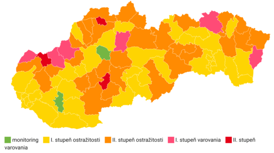 regionálna mapa