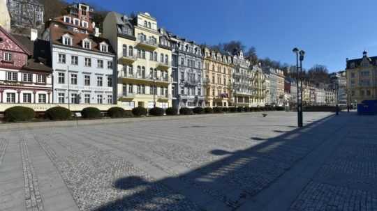 Kúpeľná kolonáda Karlovy Vary.