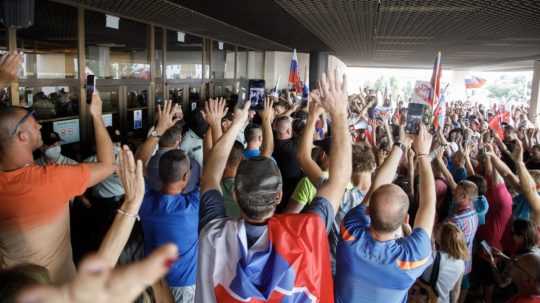 Protest proti vládnym opatreniam