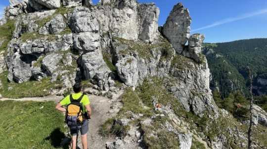 Turisti vo Veľkej Fatre