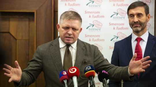 Robert Fico a Juraj Blanár.