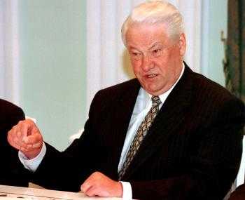 Na snímke prvý prezident Ruskej federácie Boris Jeľcin.