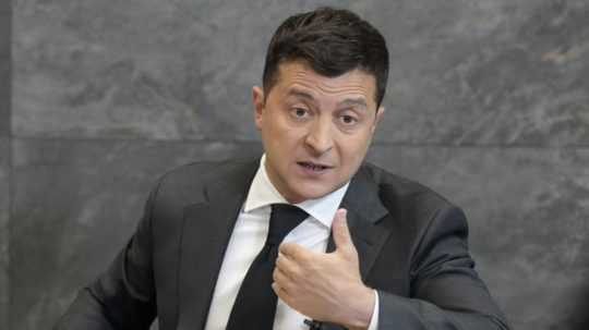 Na archívnej snímke ukrajinský prezident Volodymyr Zelenskyj.