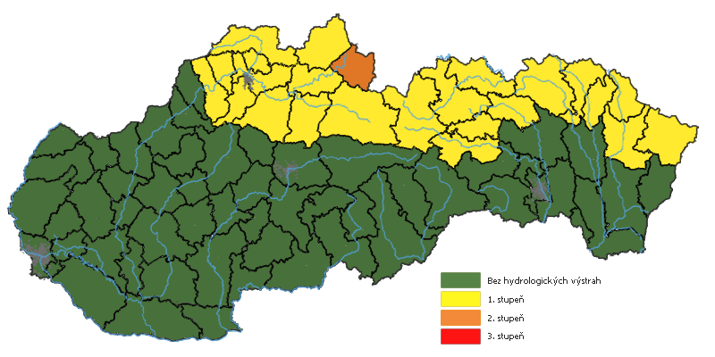 Výstrahy SHMÚ 30. august