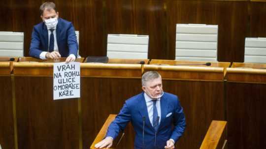 Igor Matovič a Robert Fico