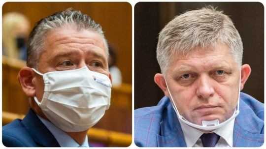 Roman Mikulec a Robert Fico