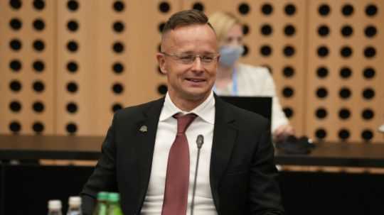 Maďarský minister zahraničných vecí Péter Szijjártó.