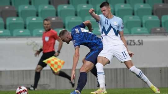 futbalisti Slovenska a Slovinska