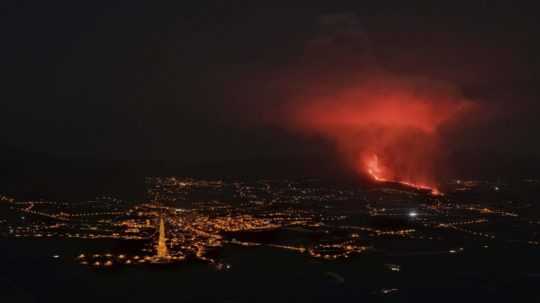 Erupcia sopky La Cumbre Vieja