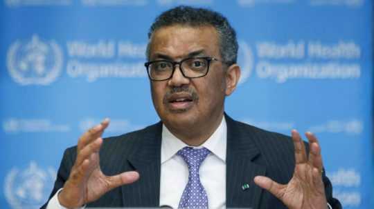 generálny riaditeľ Svetovej zdravotníckej organizácie (WHO) Tedros Adhanom Ghebreyesus