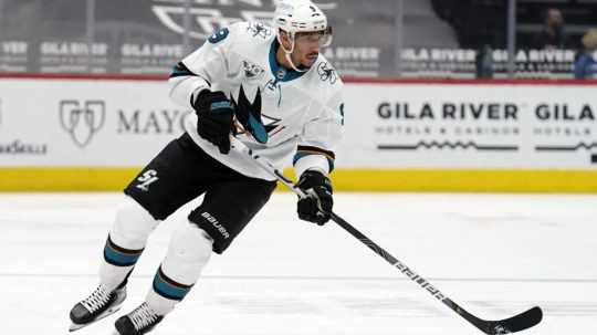 Hokejista San Jose Sharks Evander Kane.