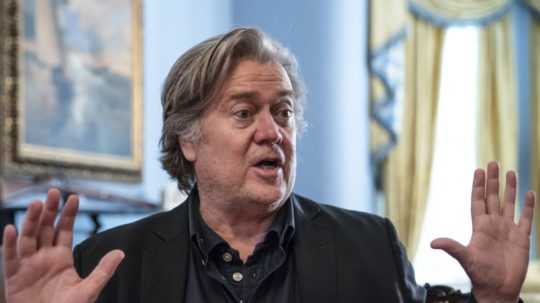 bývalý poradca amerického exprezidenta Donalda Trumpa Steve Bannon