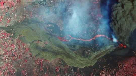 Erupcia sopky La Cumbre Vieja