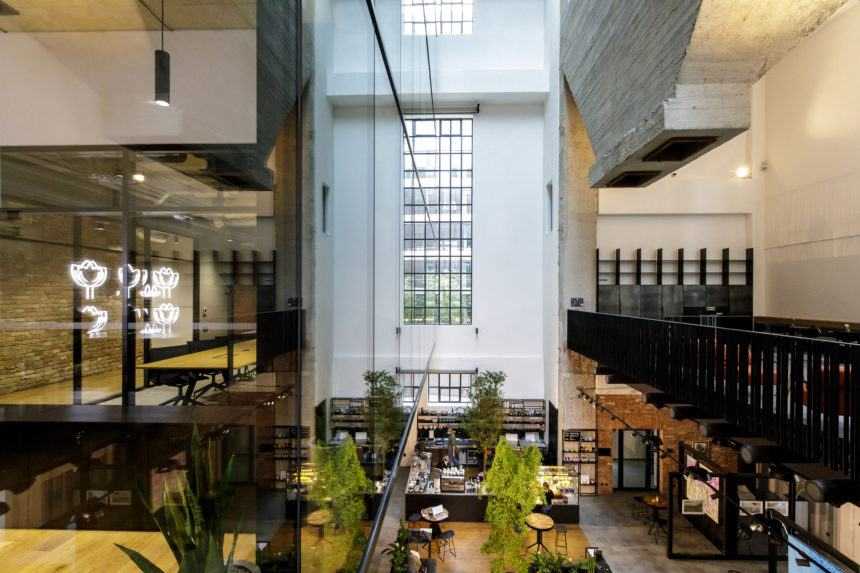 Zrekonštruovaná bratislavská tepláreň slovenského architekta Dušana Jurkoviča.