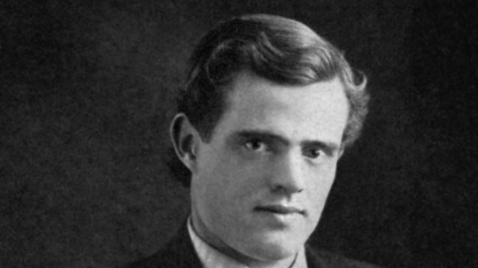 Na snímke spisovateľ Jack London