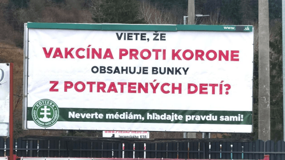 Pre hoax na bilbordoch ĽSNS podala SaS trestné oznámenie