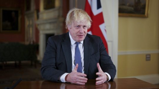 Britský premiér Boris Johnson.