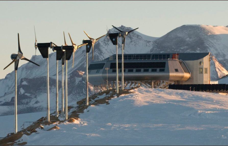 Na snímke belgická polárna stanica princeznej Elisabeth.