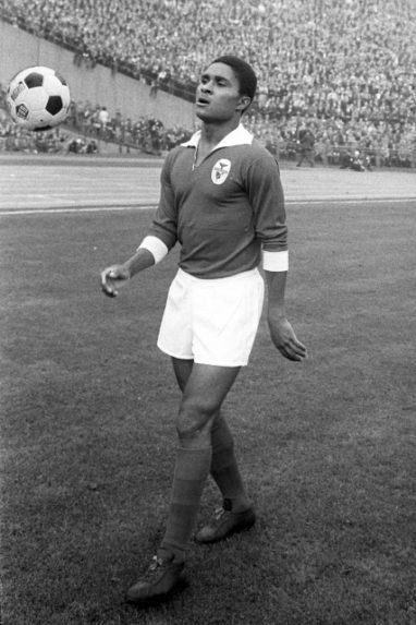 Eusébio počas aktívnej kariéry.