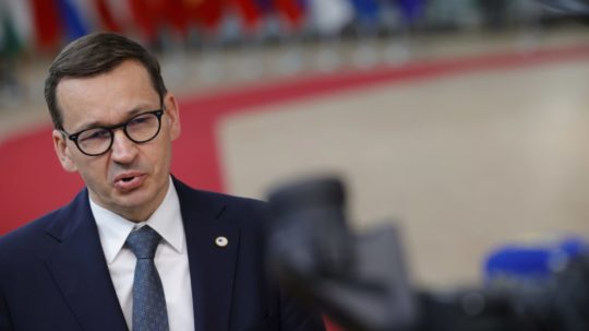 poľský premiér Mateusz Morawiecki.