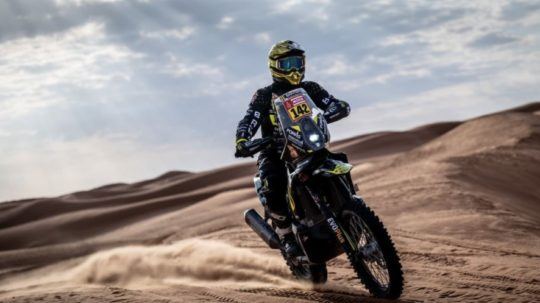 Štefan Svitko na trati Rely Dakar 2022.