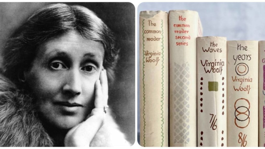 Spisovateľka Virginia Woolfová a jej knihy.
