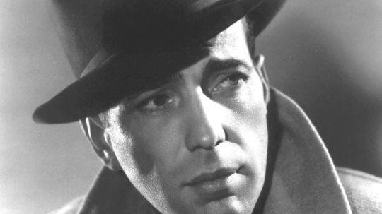 Americký herec Humphrey Bogart.