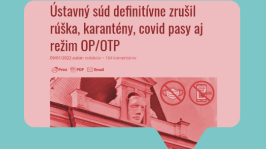 Ministerstvo zdravotníctva vyvrátilo tvrdenia, že Ústavný súd zrušil nosenie rúšok či režim OP