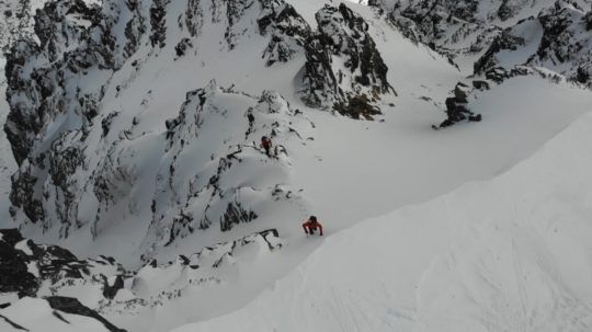 skialpinisti v Tatrách