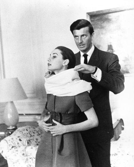 Hubert de Givenchy s herečkou Audrey Hepburn.