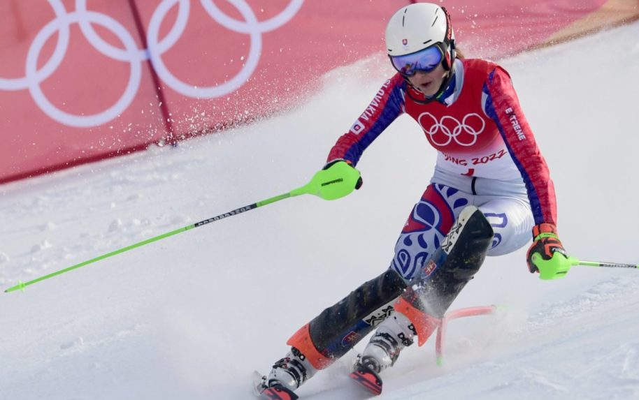 ZOH 2022: Vlhová je po 1. kole slalomu ôsma, Shiffrinová opäť vypadla