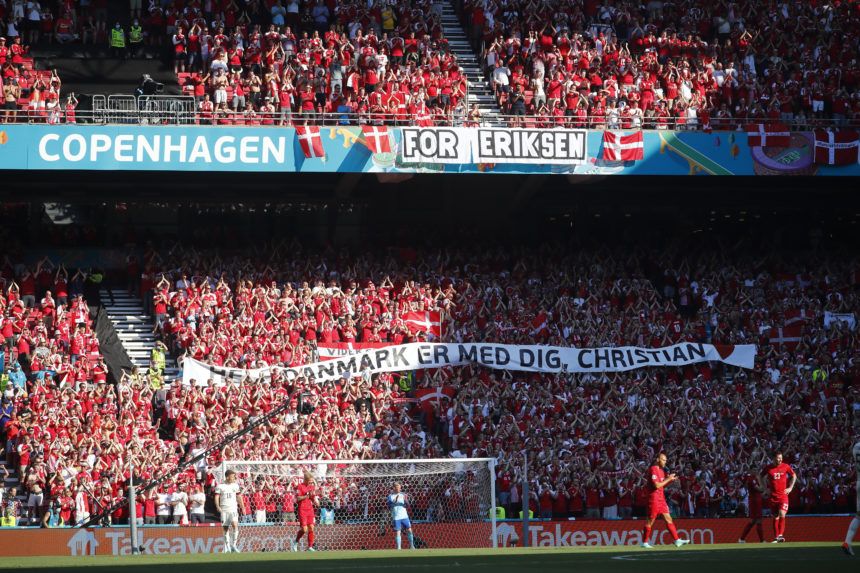 Odkaz fanúšikov pre Eriksena