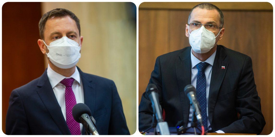 Eduard Heger (OĽANO) a generálny prokurátor Maroš Žilinka